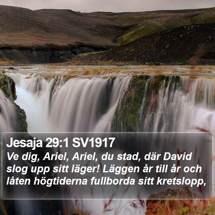 Jesaja 29:1 SV1917 Bible Study