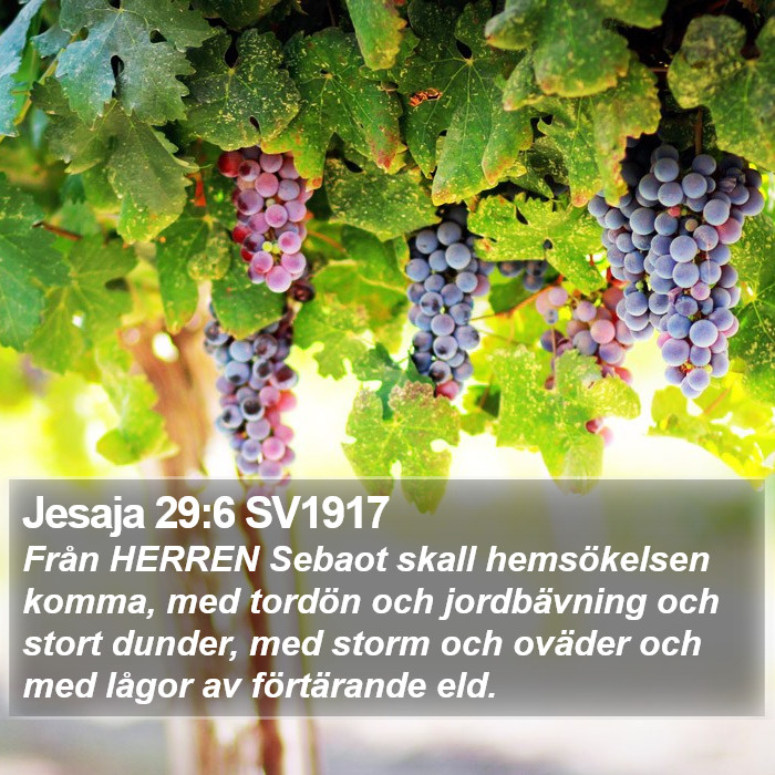 Jesaja 29:6 SV1917 Bible Study