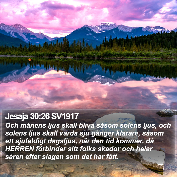 Jesaja 30:26 SV1917 Bible Study