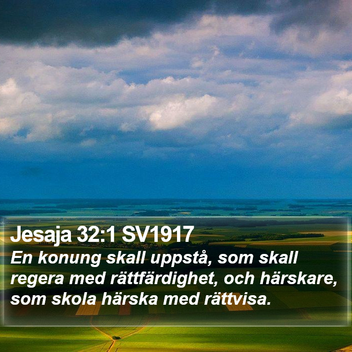 Jesaja 32:1 SV1917 Bible Study