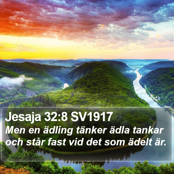Jesaja 32:8 SV1917 Bible Study