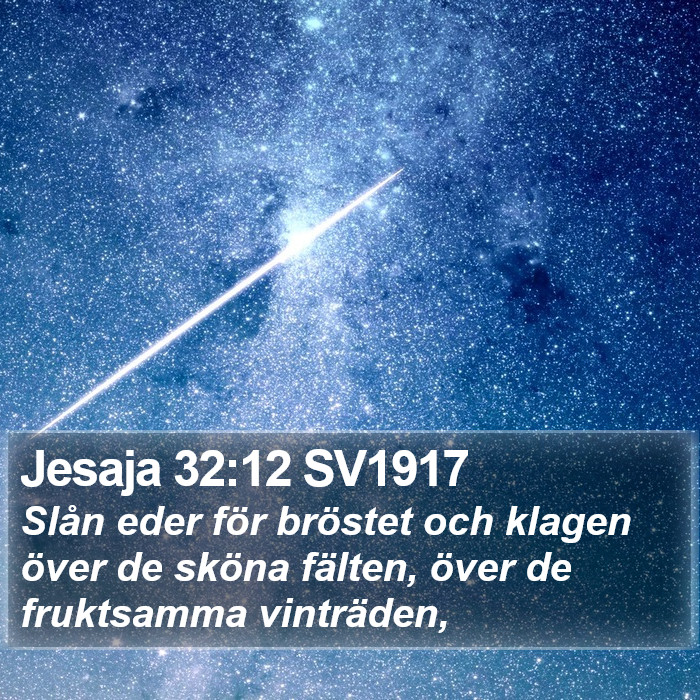 Jesaja 32:12 SV1917 Bible Study