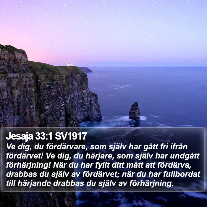 Jesaja 33:1 SV1917 Bible Study