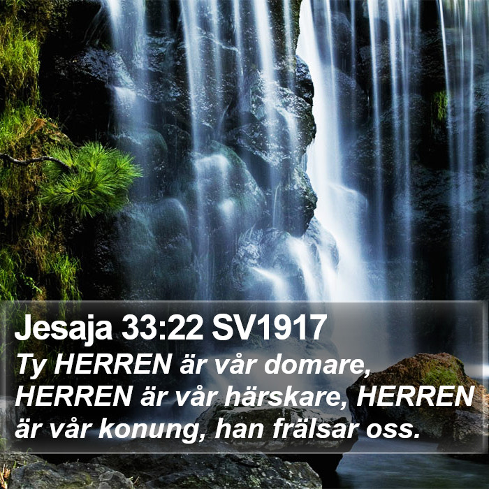 Jesaja 33:22 SV1917 Bible Study