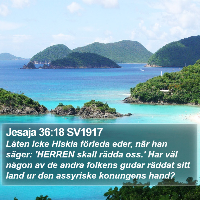 Jesaja 36:18 SV1917 Bible Study