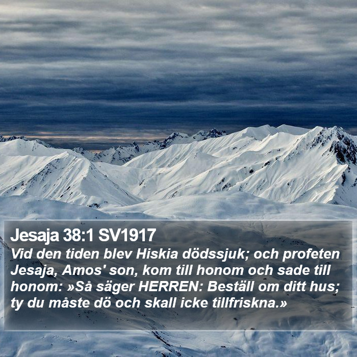 Jesaja 38:1 SV1917 Bible Study