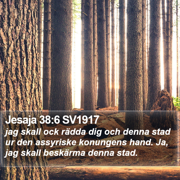 Jesaja 38:6 SV1917 Bible Study