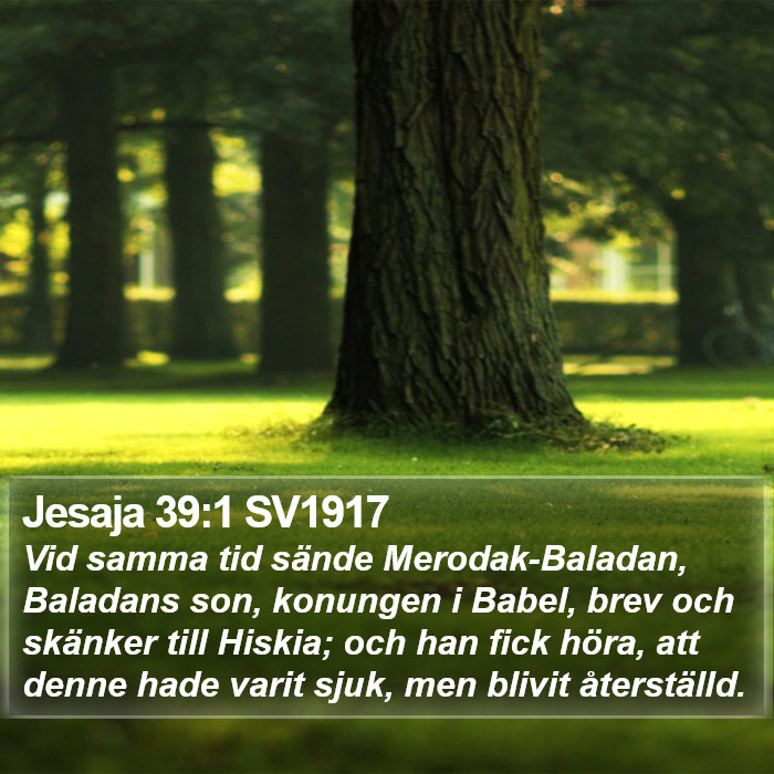 Jesaja 39:1 SV1917 Bible Study