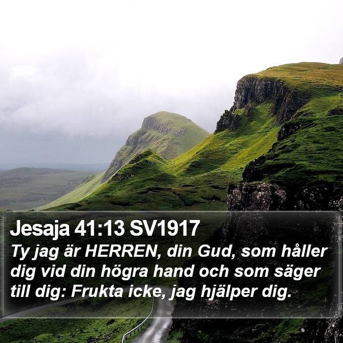 Jesaja 41:13 SV1917 Bible Study