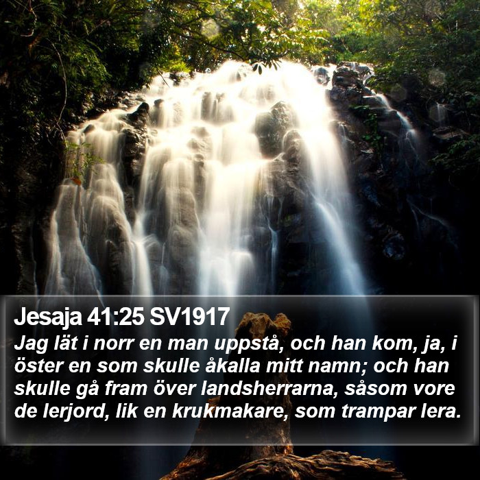 Jesaja 41:25 SV1917 Bible Study