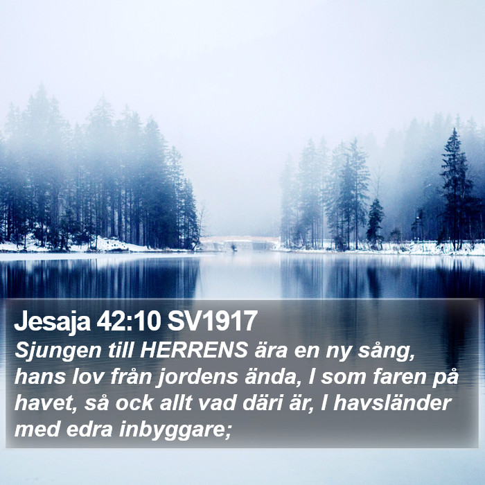 Jesaja 42:10 SV1917 Bible Study