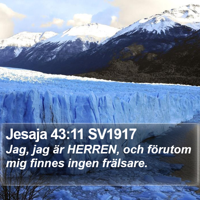 Jesaja 43:11 SV1917 Bible Study