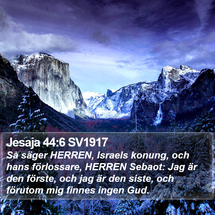 Jesaja 44:6 SV1917 Bible Study