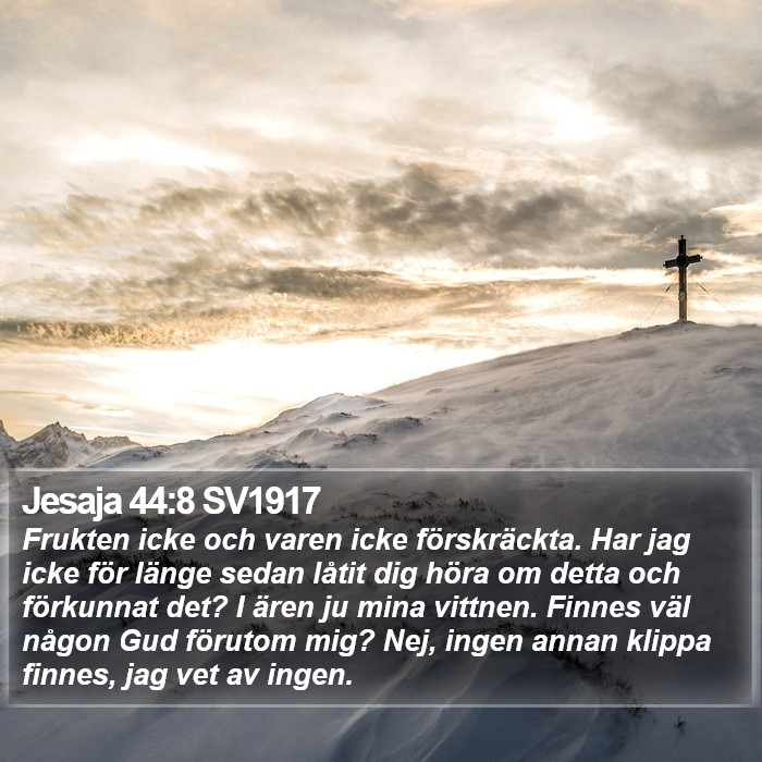 Jesaja 44:8 SV1917 Bible Study