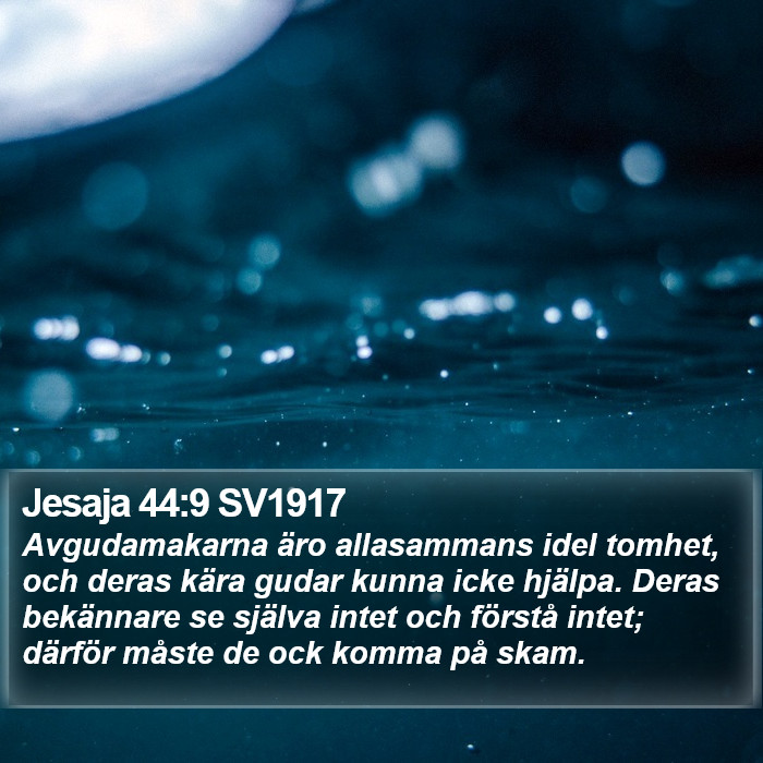 Jesaja 44:9 SV1917 Bible Study