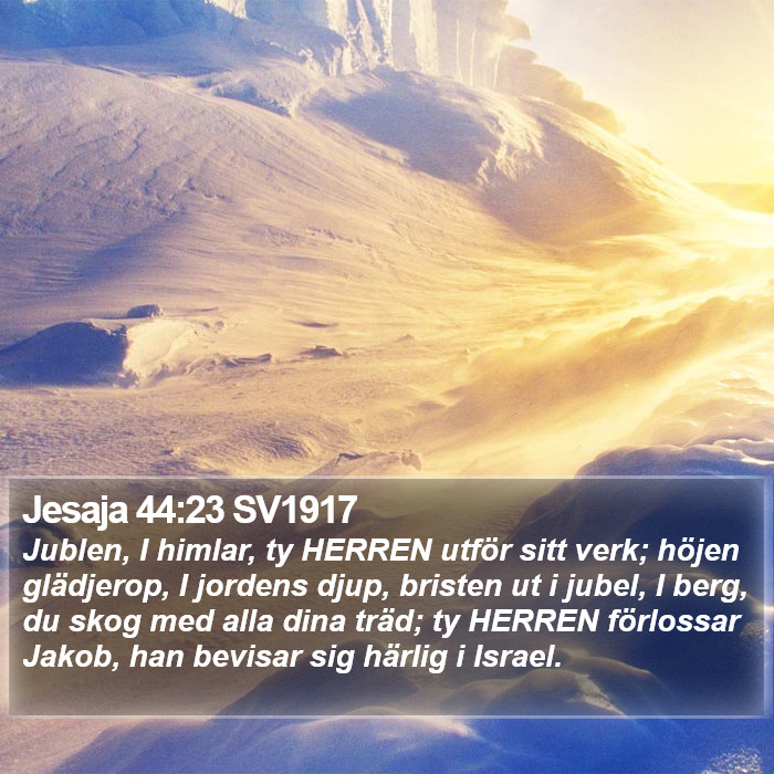 Jesaja 44:23 SV1917 Bible Study