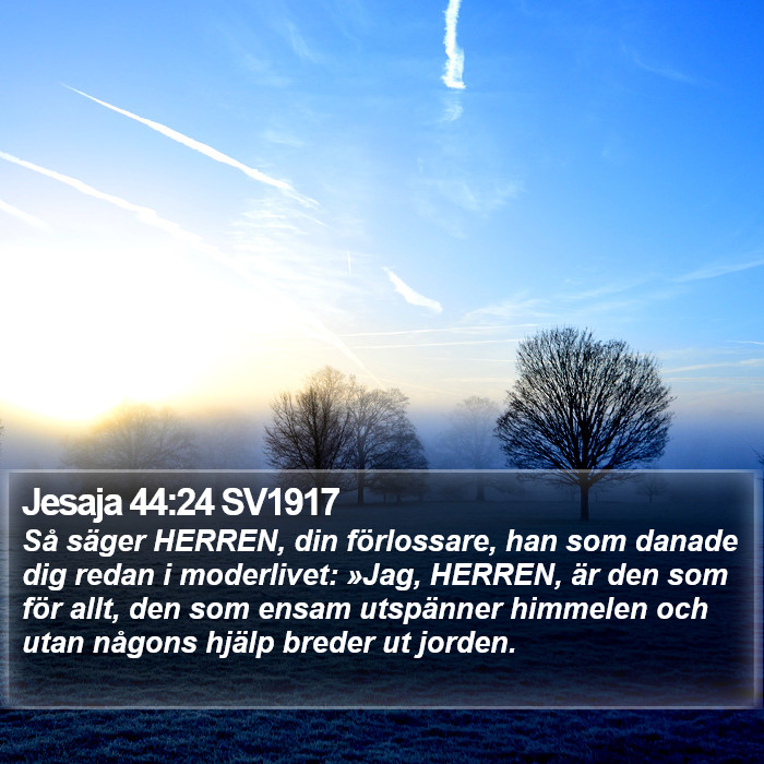 Jesaja 44:24 SV1917 Bible Study