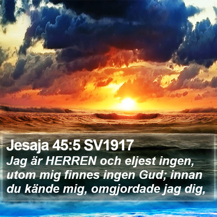 Jesaja 45:5 SV1917 Bible Study