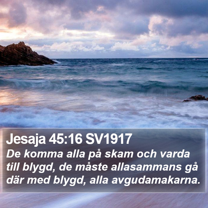 Jesaja 45:16 SV1917 Bible Study