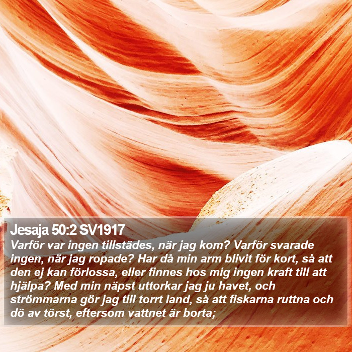 Jesaja 50:2 SV1917 Bible Study