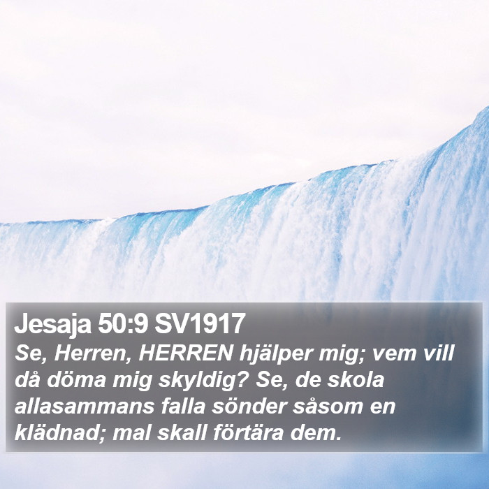 Jesaja 50:9 SV1917 Bible Study