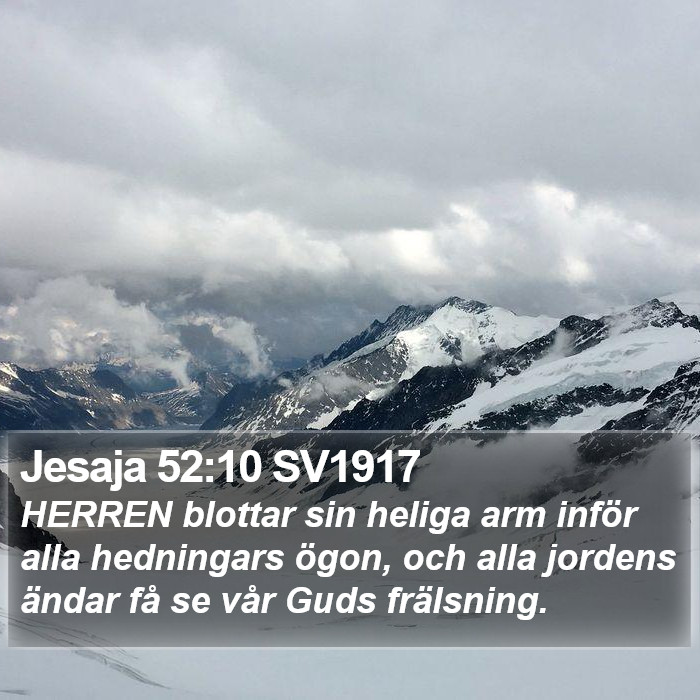 Jesaja 52:10 SV1917 Bible Study