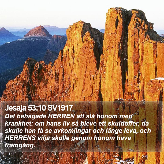 Jesaja 53:10 SV1917 Bible Study