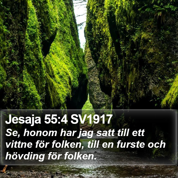 Jesaja 55:4 SV1917 Bible Study
