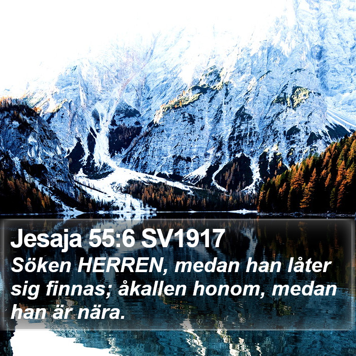Jesaja 55:6 SV1917 Bible Study