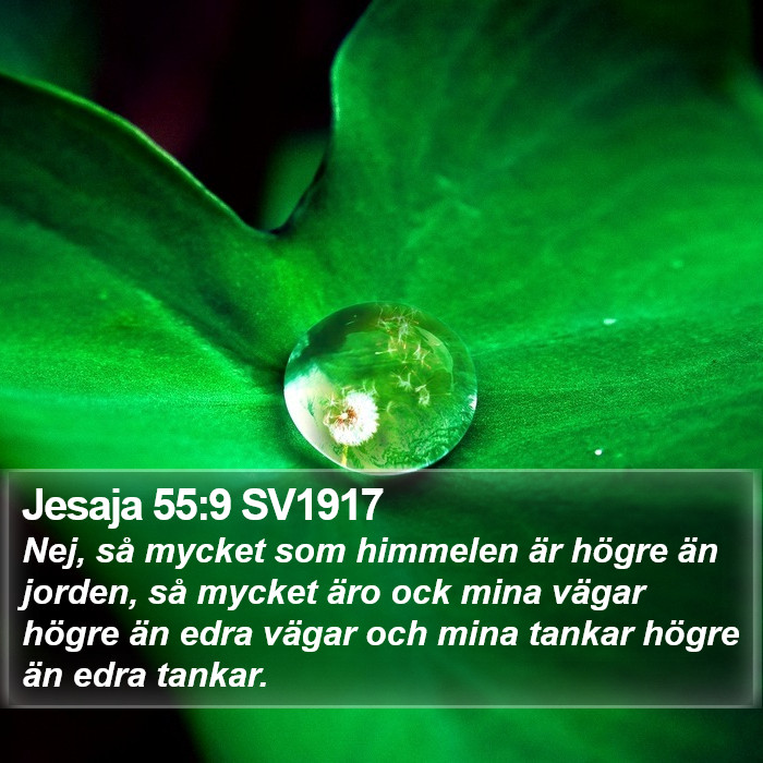 Jesaja 55:9 SV1917 Bible Study