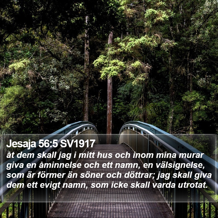 Jesaja 56:5 SV1917 Bible Study