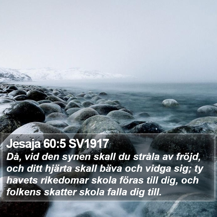 Jesaja 60:5 SV1917 Bible Study