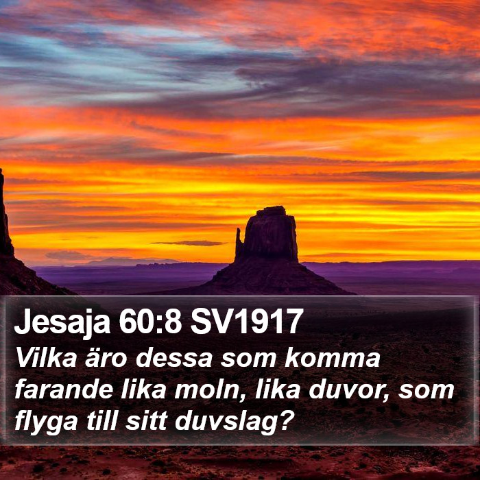 Jesaja 60:8 SV1917 Bible Study