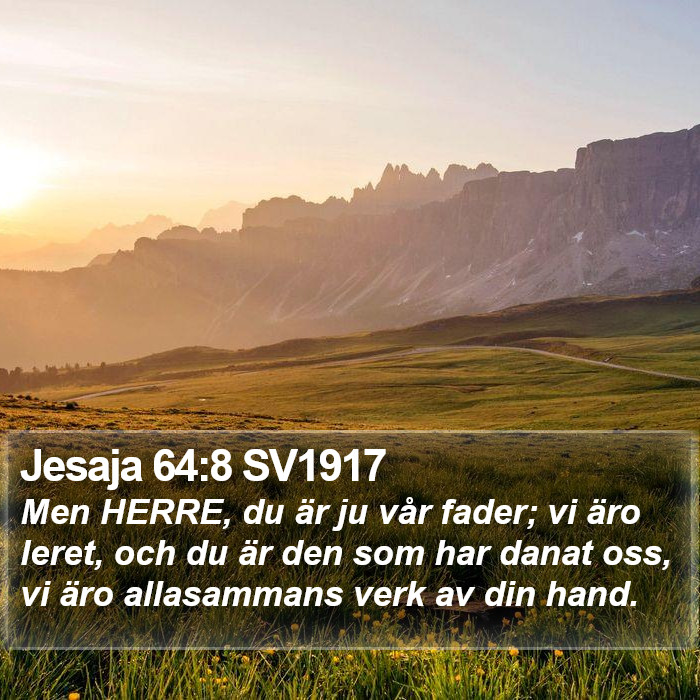 Jesaja 64:8 SV1917 Bible Study