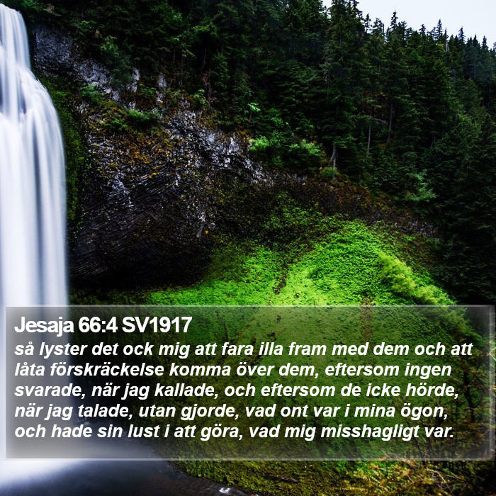 Jesaja 66:4 SV1917 Bible Study