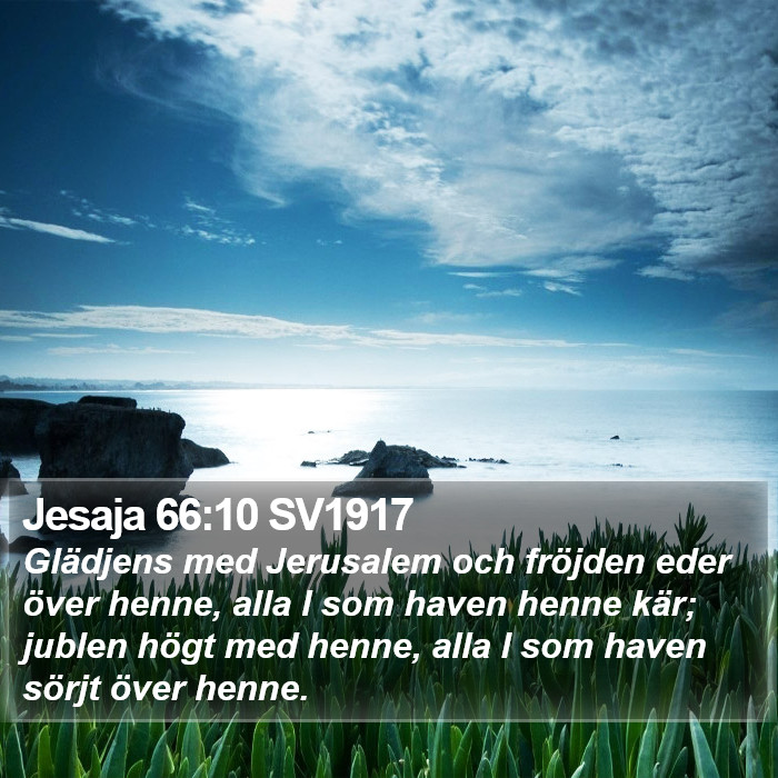 Jesaja 66:10 SV1917 Bible Study