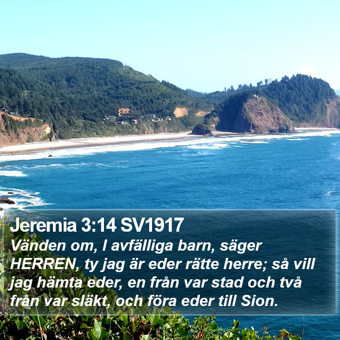 Jeremia 3:14 SV1917 Bible Study