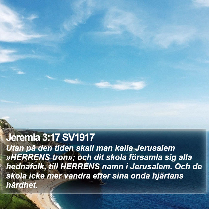 Jeremia 3:17 SV1917 Bible Study