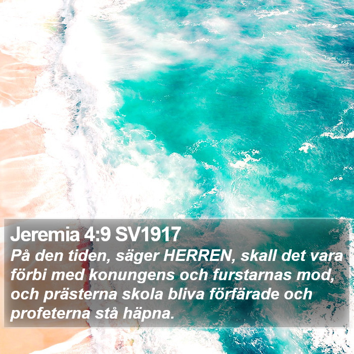 Jeremia 4:9 SV1917 Bible Study