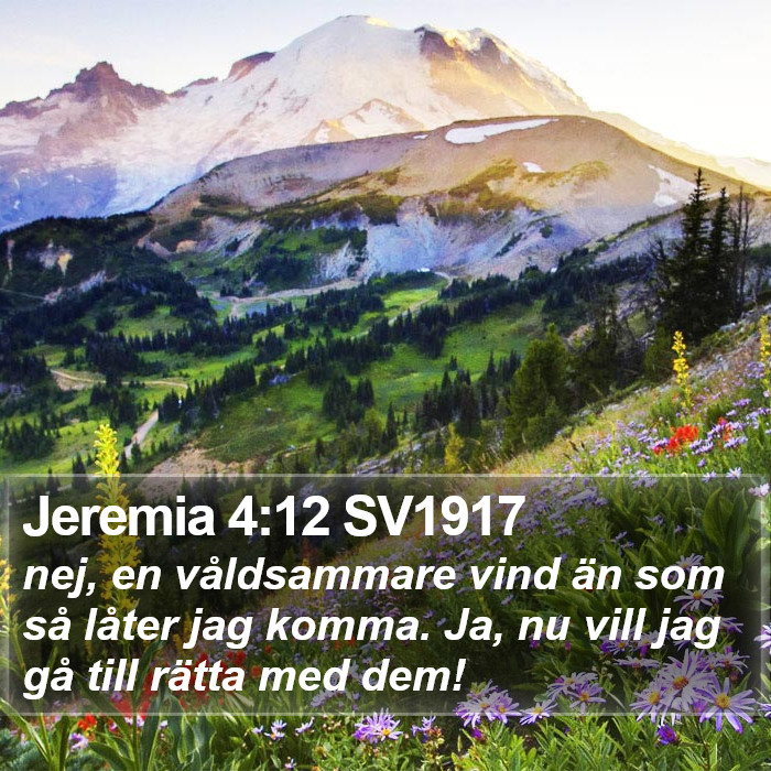 Jeremia 4:12 SV1917 Bible Study