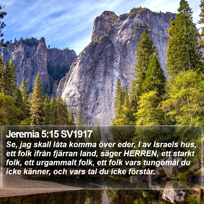 Jeremia 5:15 SV1917 Bible Study