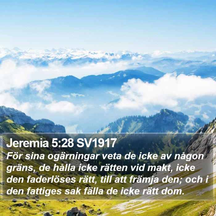 Jeremia 5:28 SV1917 Bible Study