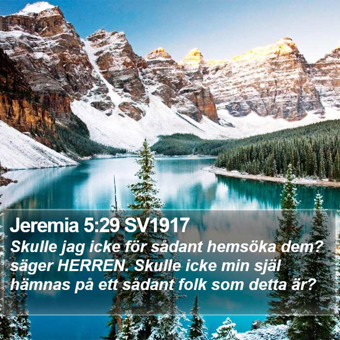 Jeremia 5:29 SV1917 Bible Study