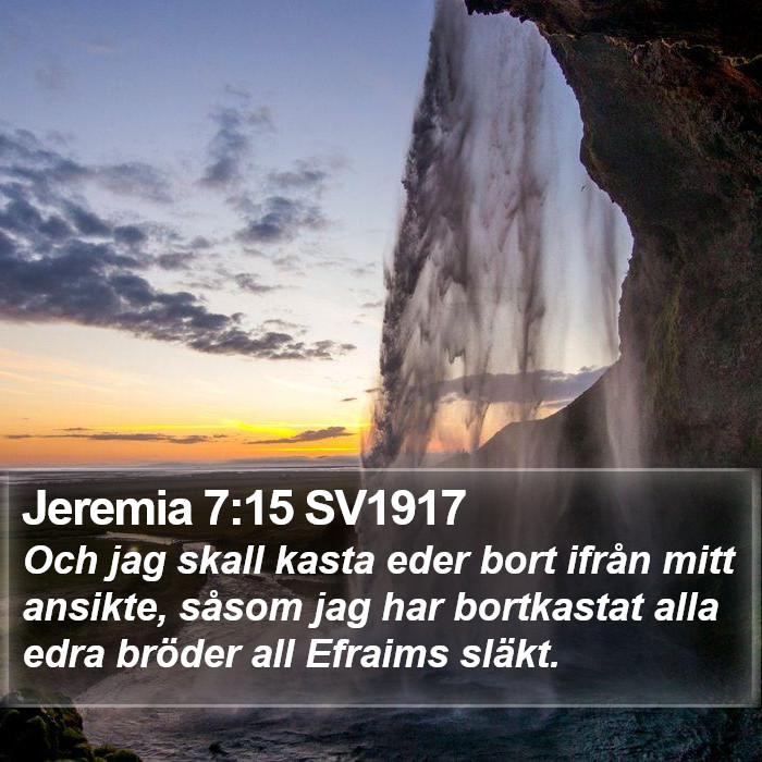 Jeremia 7:15 SV1917 Bible Study