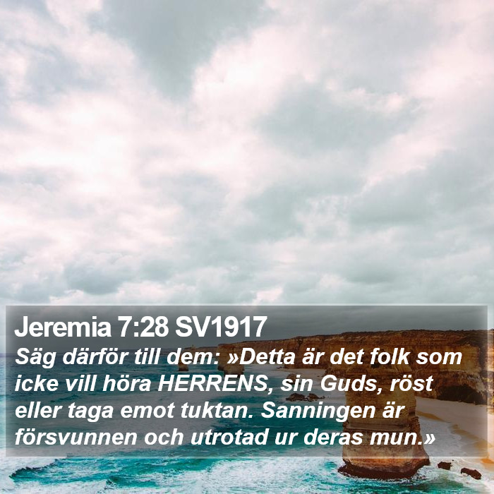 Jeremia 7:28 SV1917 Bible Study