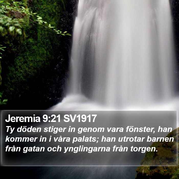 Jeremia 9:21 SV1917 Bible Study