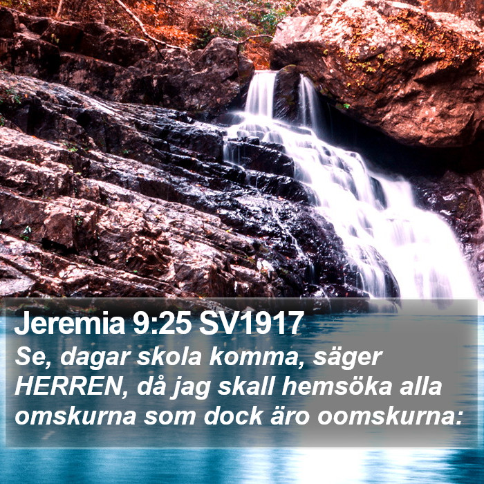 Jeremia 9:25 SV1917 Bible Study