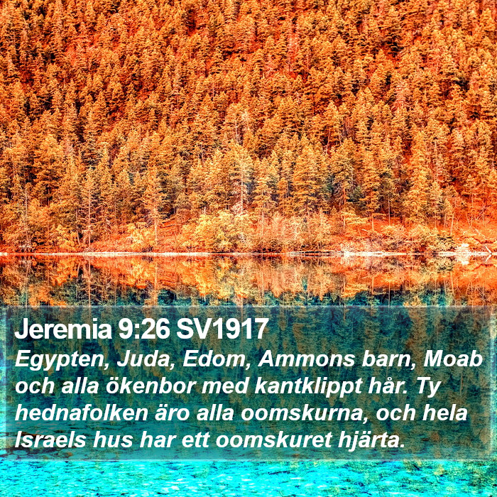 Jeremia 9:26 SV1917 Bible Study