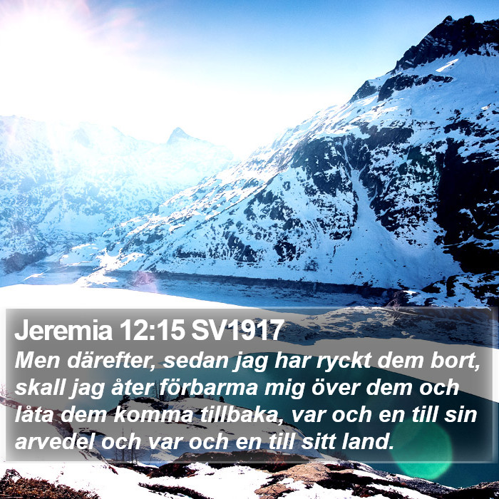 Jeremia 12:15 SV1917 Bible Study