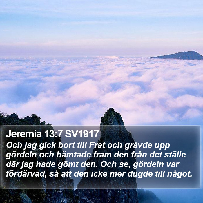 Jeremia 13:7 SV1917 Bible Study